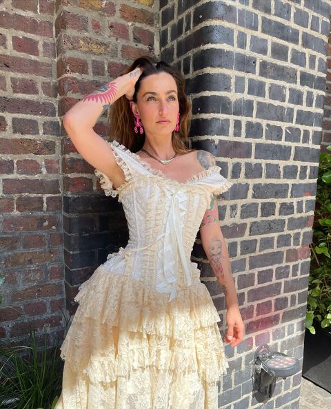 Victorian shop corset dress