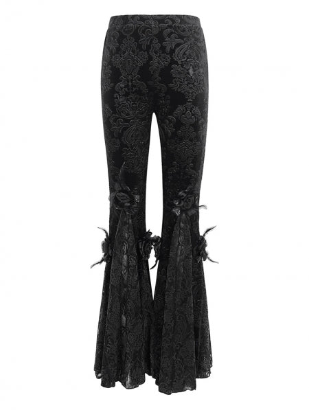 Black lace up pants shop