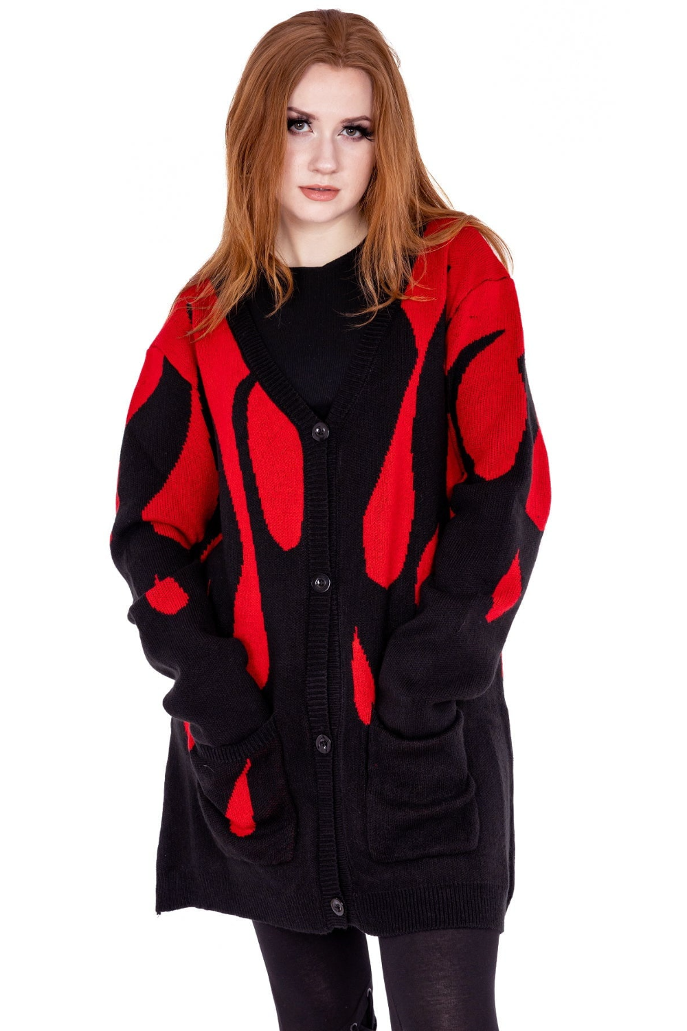 Blood Flame Cardigan – Blackwidowlondon
