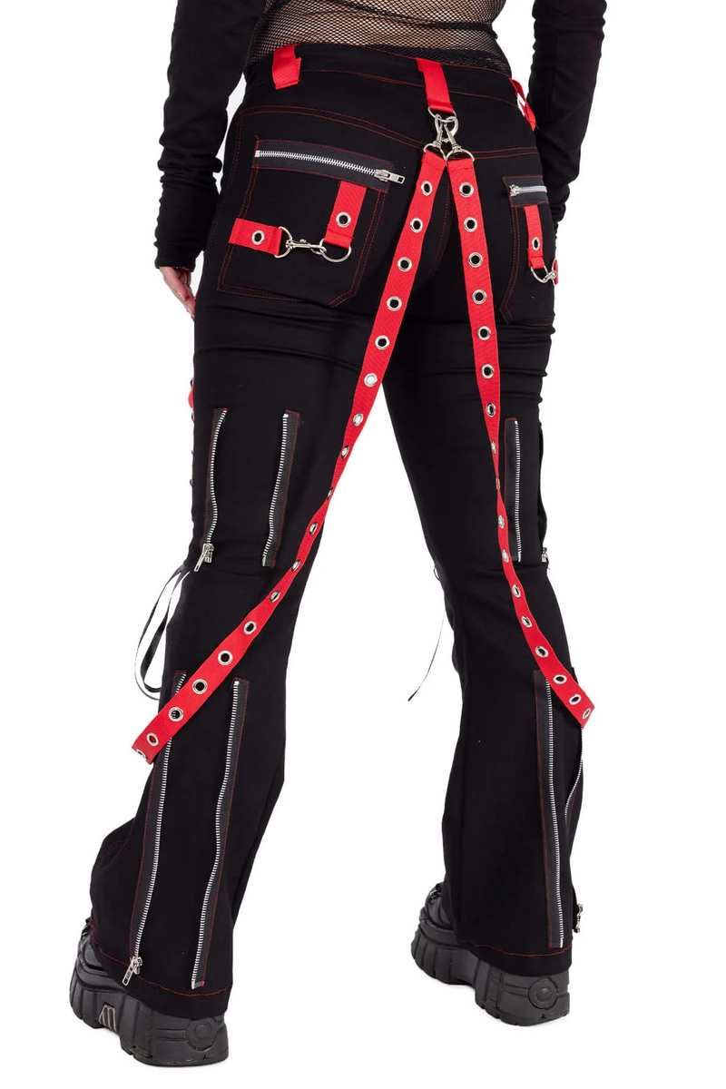 Trinity Pants Black/Red – Blackwidowlondon