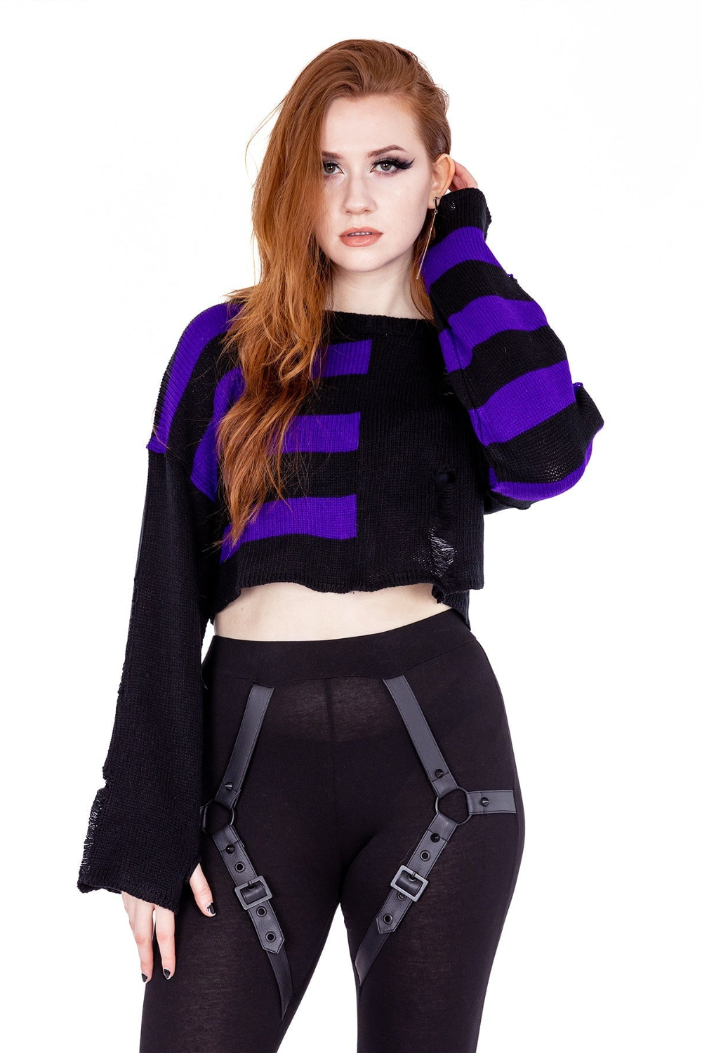 Black and purple jumper store