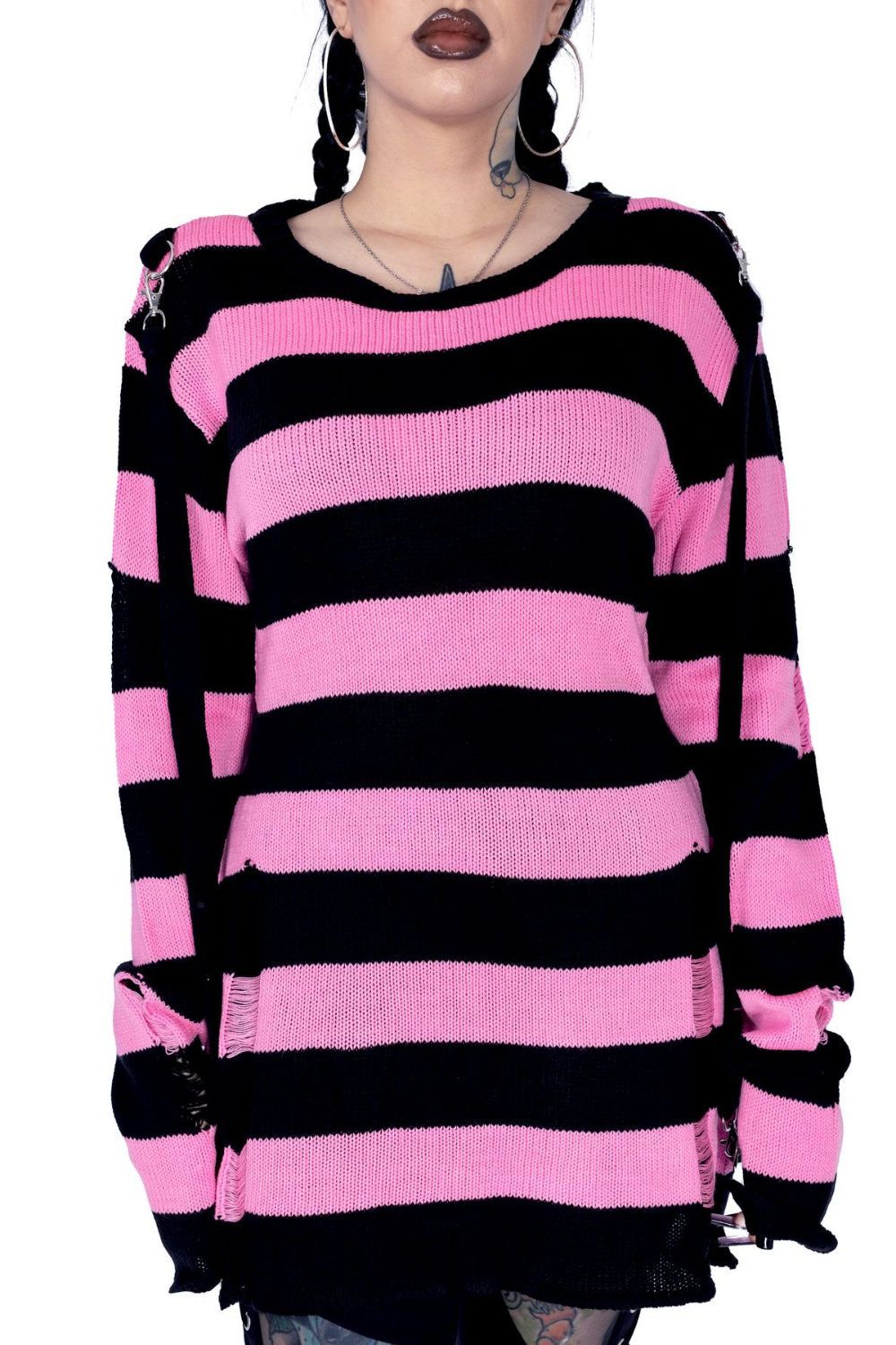 Black pink jumper discount
