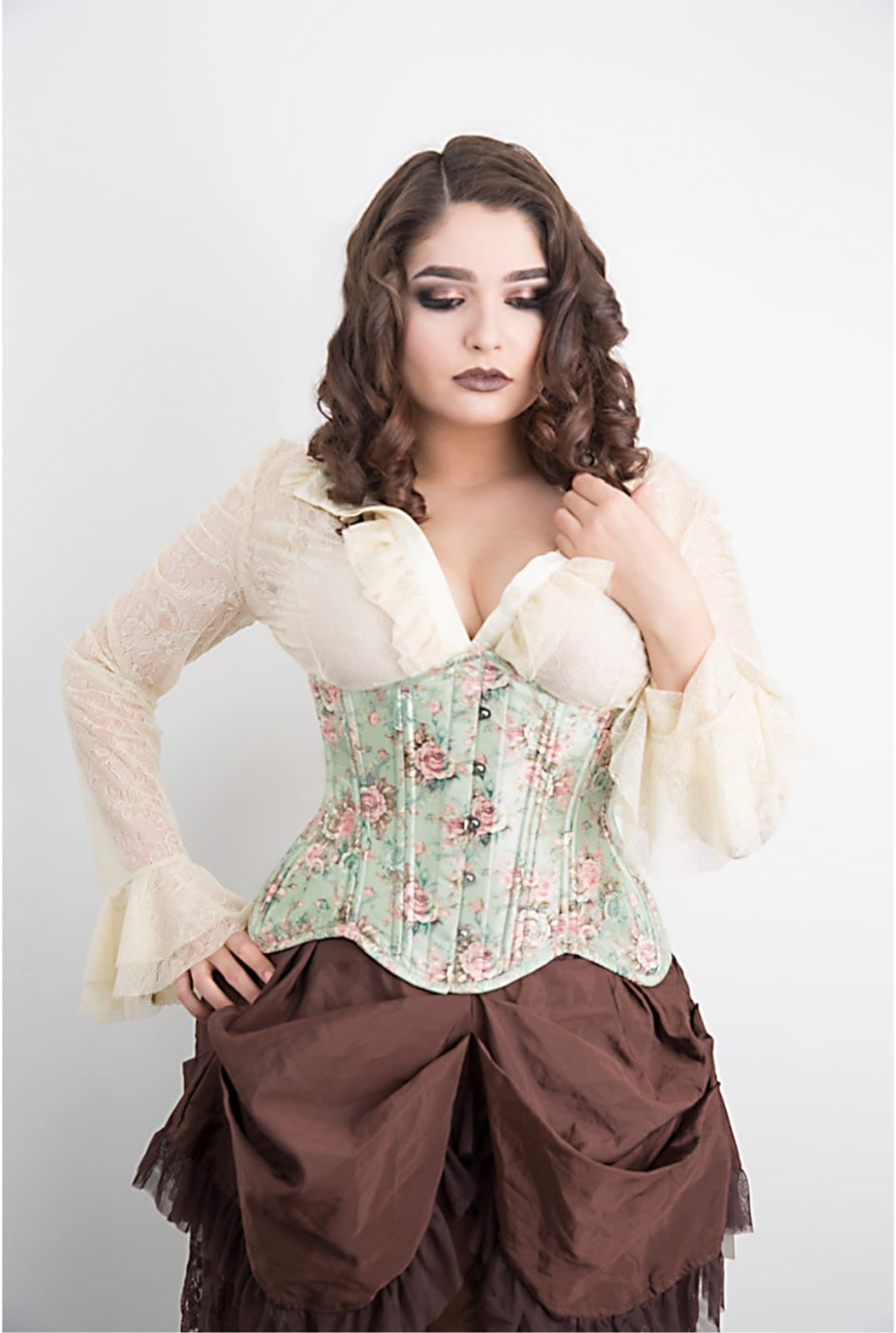 Fabulous Flowers Print Waist Trainer for Women Floral Waist Trainer | Lady Elite Fitness main image 3