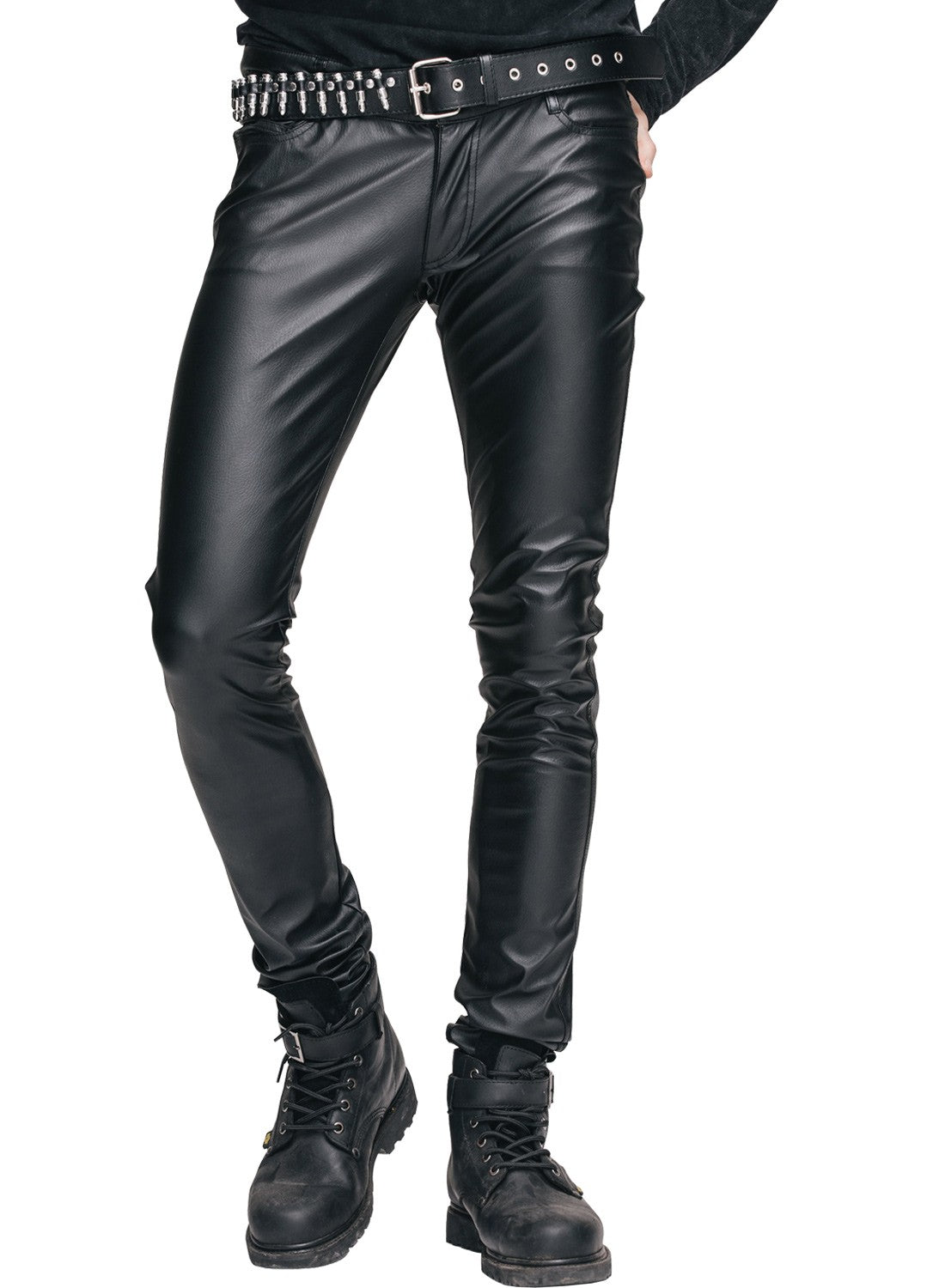 YAMA Faux Leather Trousers – blackwidowlondon